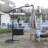 10Ft Solar Led Offset Umbrella, Rust- - Khaki Solar-Powered Patio Tilt System-488905536