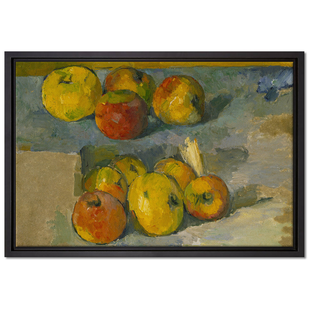 Gerahmtes Leinwandbild Apples von Paul Cézanne