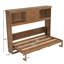 Lit escamotable simple avec station de charge et tiroir-1821865351