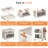 Extra Large Functional Plastic Storage Bins with Wheels-486029369