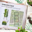 Lit de jardin surélevé galvanisé avec cage à tomates à treillis vert à 4 niveaux-357736281-374754869