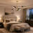 8-Light 39.4" Rotatable Sputnik Sphere Chandelier