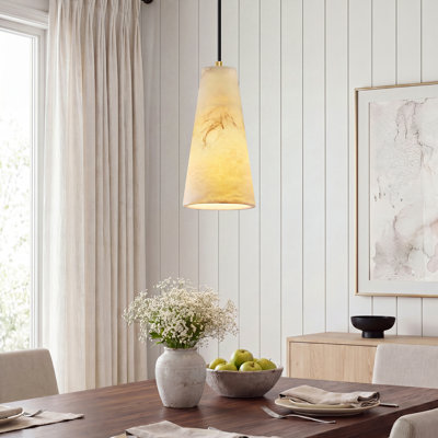 Luminaire suspendu pour cuisine en faux marbre