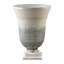 Vase en verre avec connecteur en aluminium et base en pierre de style Glam fabriqué à partir de verre, de métal et de pierre-1526130278