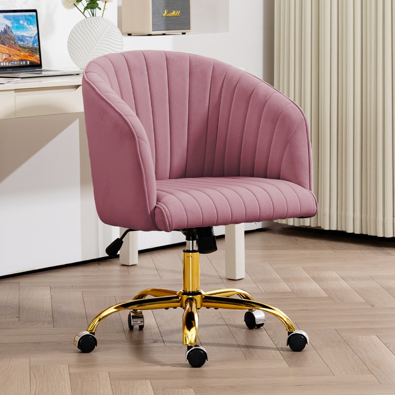 Chaise de bureau Caleia, Mauve