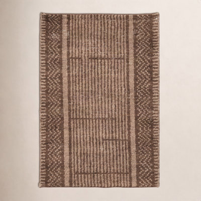 Vanna Hand-Knotted Striped Wool Rug