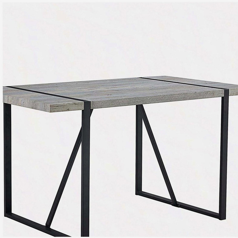 Table de salle à manger Industrial, Gris clair