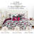 Southshore Fine Linens Merry Town Reversible Quilt Bedding Set, 100 GSM Double-Brushed Microfiber, 6-Piece with Decorative Pillow and Accent Covers, King / California King-629219296