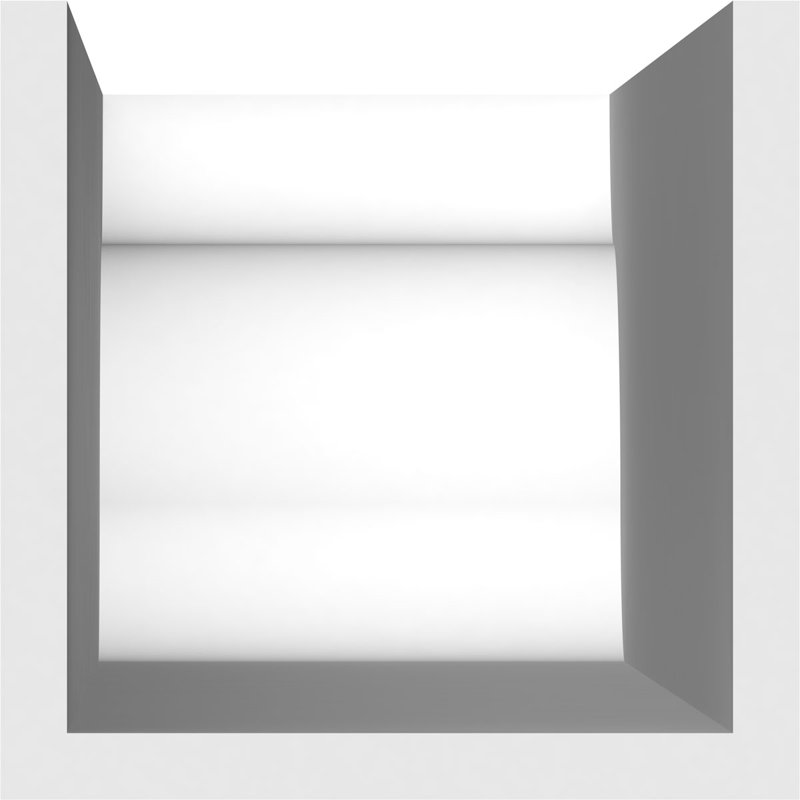 6"W x 6"H x 36"L Standard Carmel Architectural Grade PVC Rafter Tail, 6"H x 6"W x 36"D