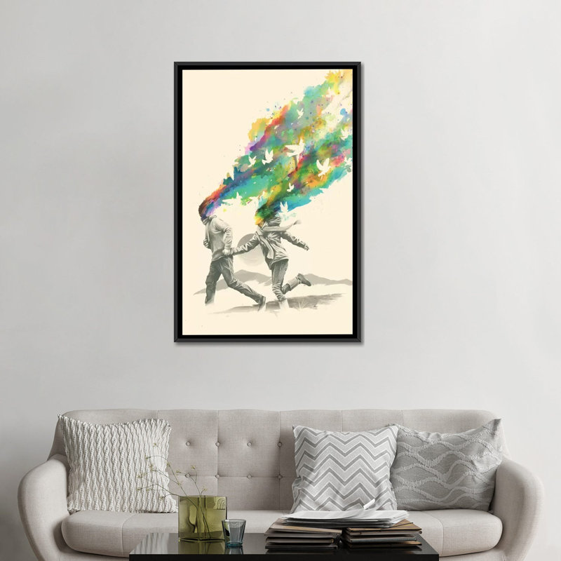 "Emanate" par Nicebleed, impression sur toile, H 40 po x l 60 po x P 1,5 po, Toile tendue, Pas de tapis