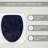 Anyla Waterford Toilet Seat Lid Cover 18"x18"-1270509187