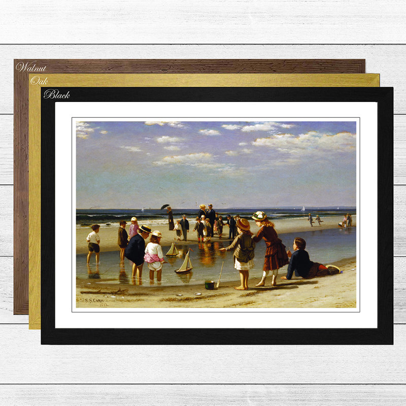 Samuel S. Carr - Single Picture Frame Painting, Walnut