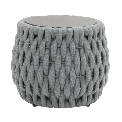 Darpan Round Metal Outdoor Side Table , 54cm cm W 54cm cm D