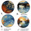 Gaven - Paysages d'art rond en métal-109669536