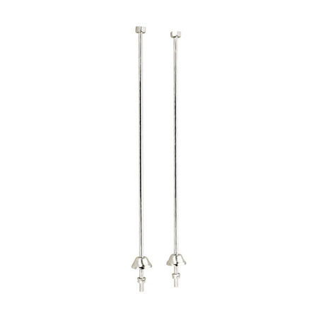 Single Offset Water Supply Line, Chrome
