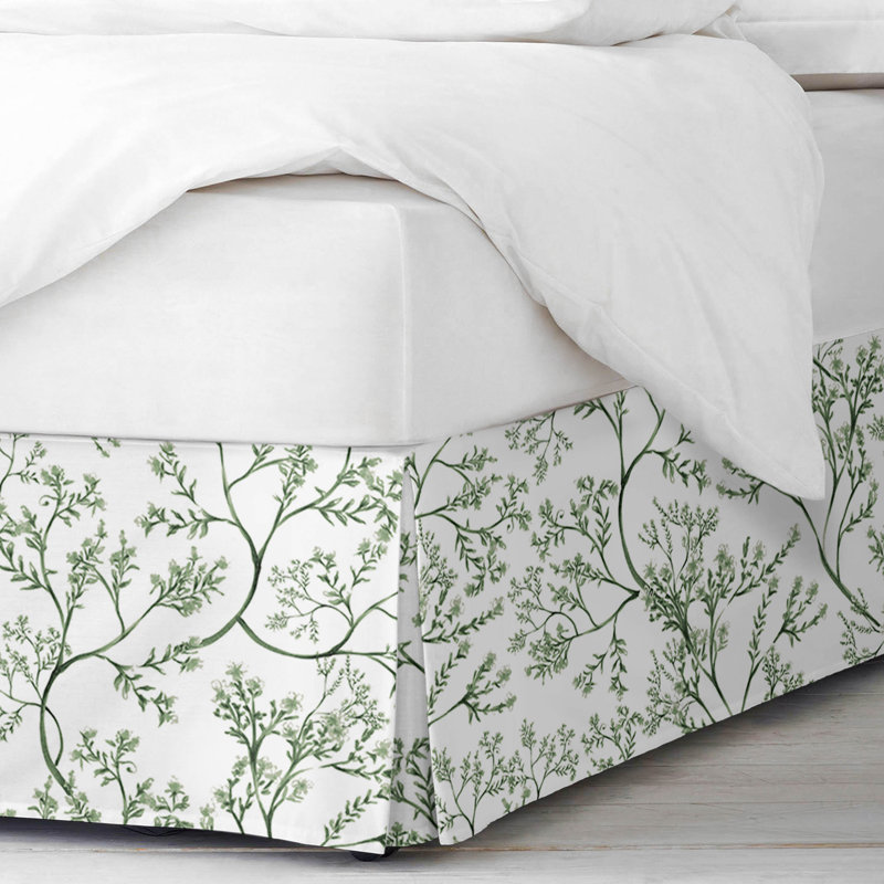 Tinsley Ivy Cotton Bedskirt, 18", King