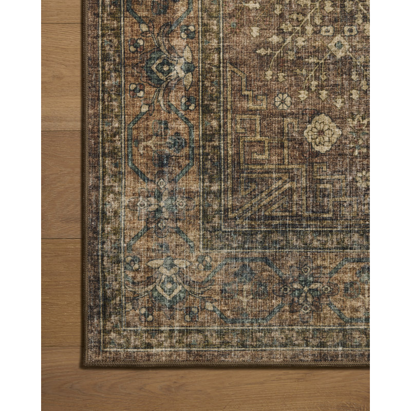 Tapis Chris Loves Julia x Loloi Ramona Spice / Multi Area, 2 pi 3 po x 3 pi 9 po