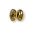 Eloise Unlacquered Brass 1 1/4 Round Knob with Backplate