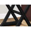 Table d'appoint en placage noir, carrée, pour la chambre à coucher et le salon, installation facile, 22 po L 23,5 po x H 23,5 po