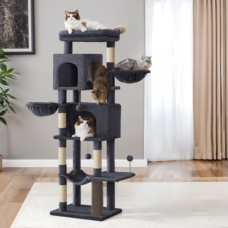 Cat Tree, Dark Gray