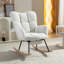 Chaise berçante en tissu avec repose-pieds Teddy-1280575644