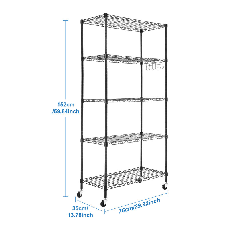 Osaka 30 " W Adjustable Shelving Unit