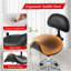 Tabouret de selle avec support pour le dos, tabourets roulants avec repose-pieds, tabouret ergonomique réglable avec roues, dossier réglable en hauteur et en angle pour le fauteuil de massage et de massage Salon Spa.