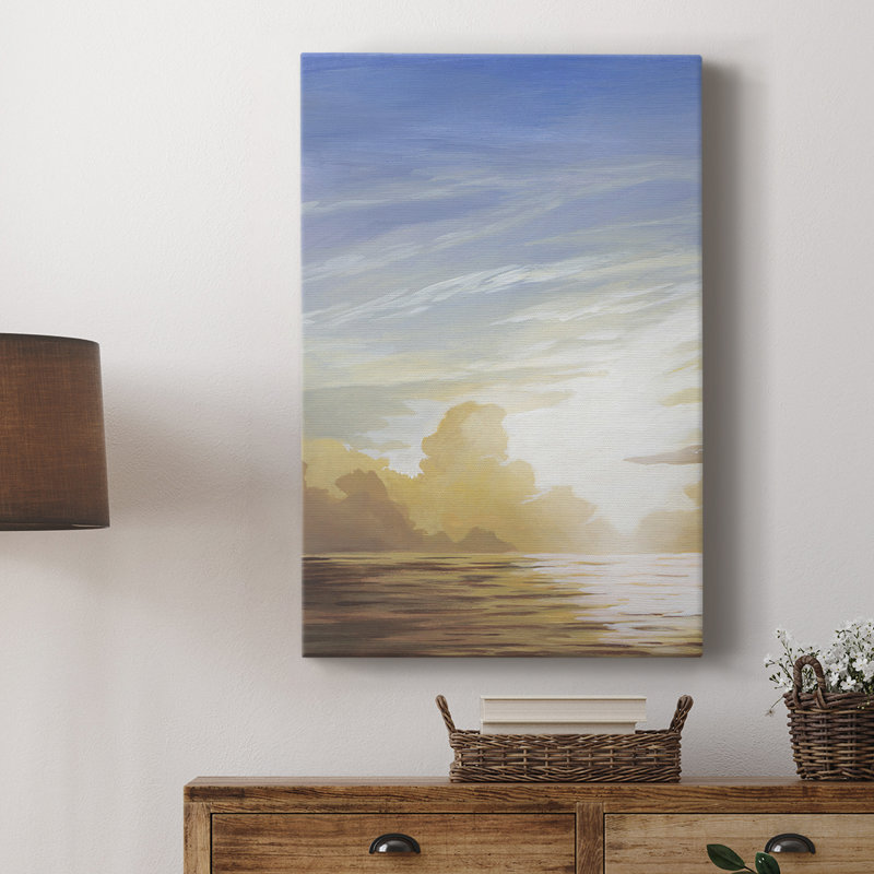 Luminous Waters I -Custom Wrapped Gallery Cavas