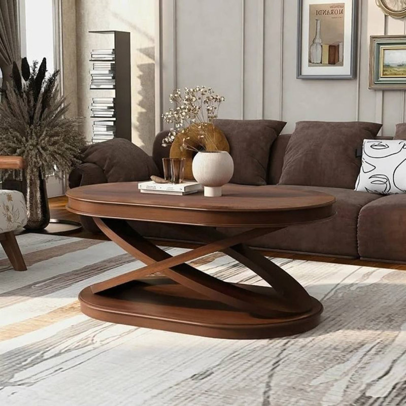 Ensemble de 3 tables basses (espresso), Espresso