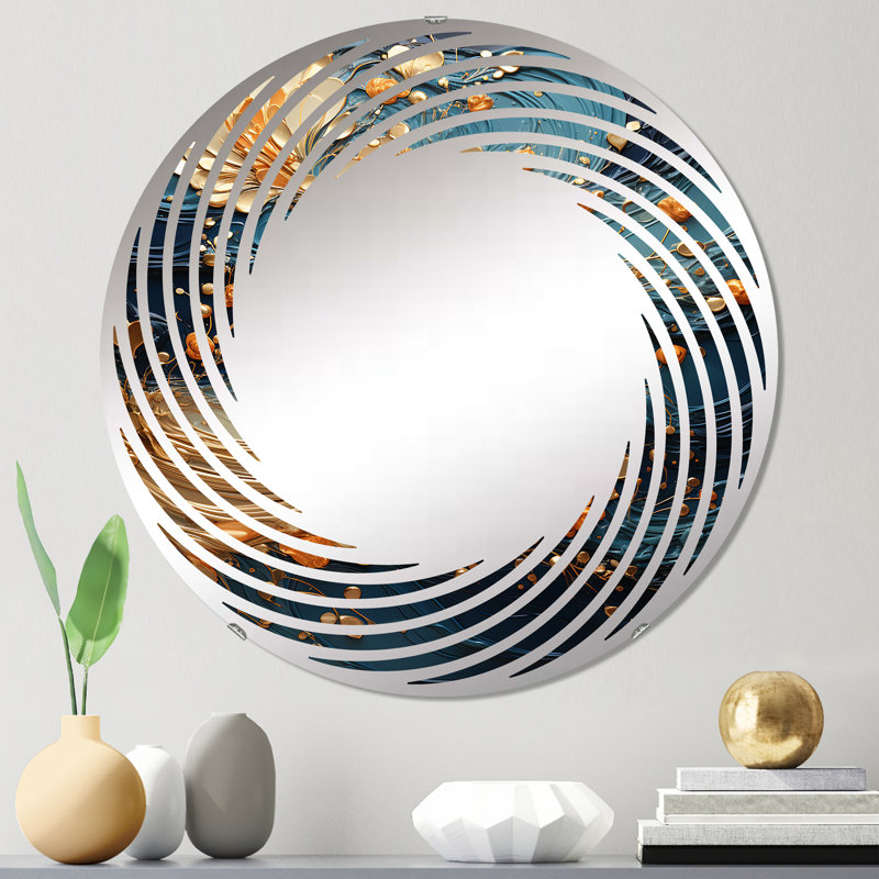 Akine Circle Mirror, 23.6" x 23.6"