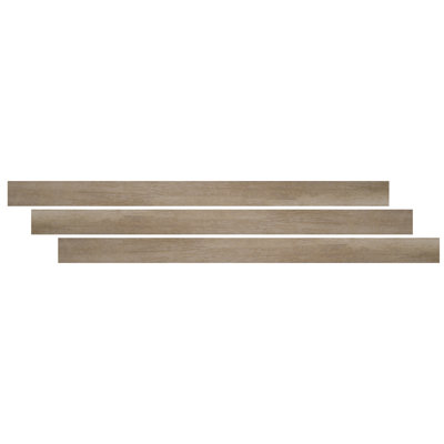 Embout de finition pour revêtement de sol en vinyle de luxe Chêne raffiné, 0,66 cm d'épaisseur x 239 cm de longueur x 4,5 cm de largeur