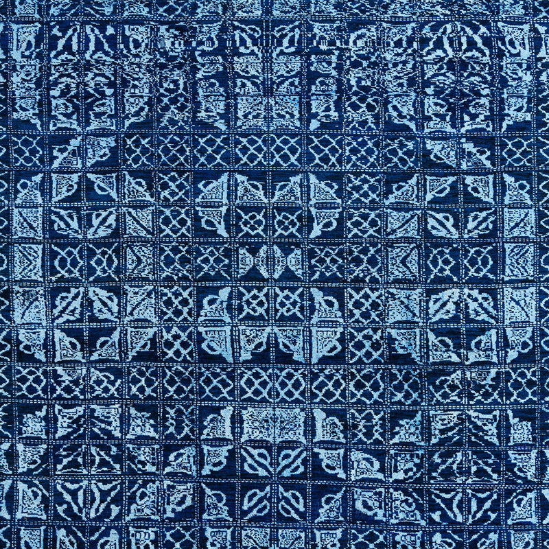 Tapis abstrait moderne 4490, Carré 5 pi