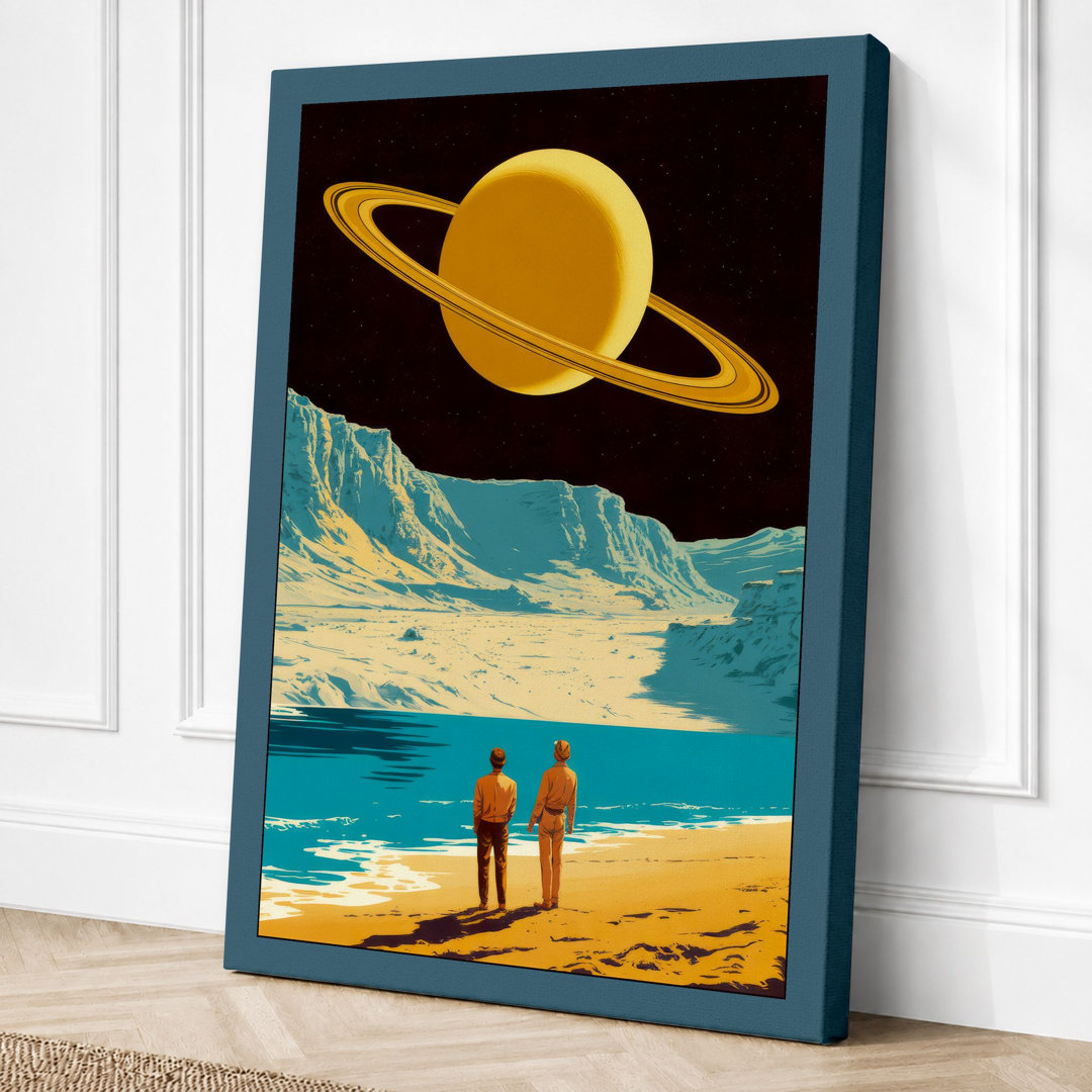 Alien World Wonder Fantasy & Sci-Fi - Wrapped Canvas