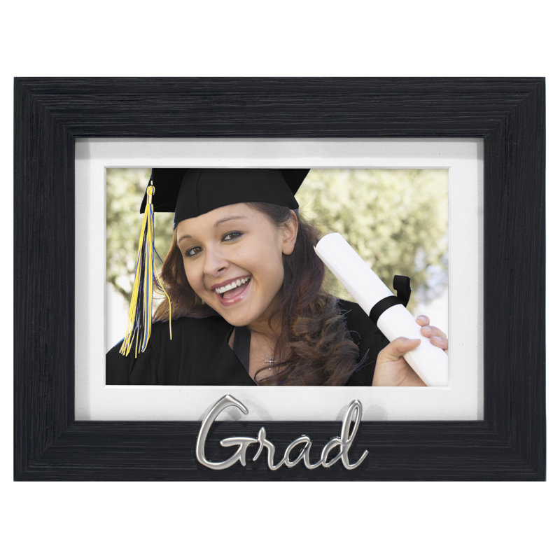 Black Wood Embossed Picture Frame