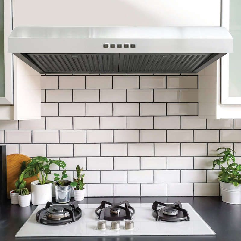 Under Cabinet Range Hood, White