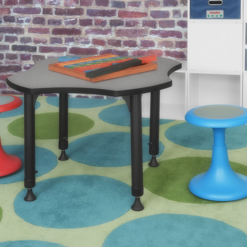 Bureau pour salle de classe à hauteur réglable 30 po Regency, Étain givré