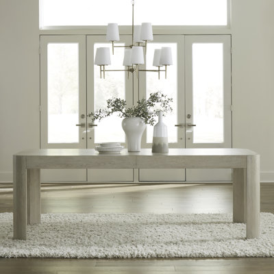 Shaly Rectangular Leg Table w/ 24" Leaf by Millwood Pines