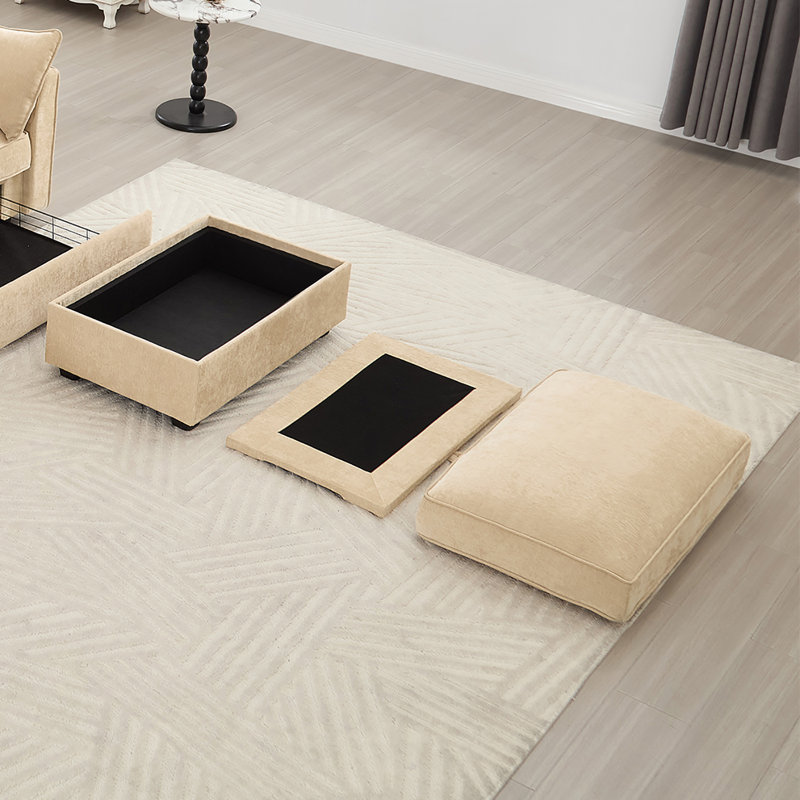Repose-pieds, espace de rangement, siège de rechange et décoration, Blé