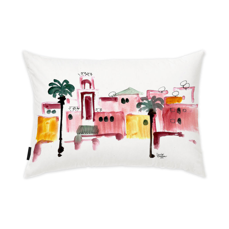 Housse et insert de coussin rectangulaire africain 