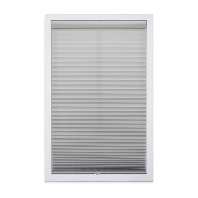 Semi -Sheer Cellular Shade grey and white
