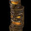 Statue totem tiki à 3 niveaux Mckinley