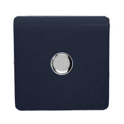 Trendi Switch 1 Gang 1 or 2 way 100w Rotary LED Dimmer Light Switch