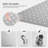 Borlon Rain Shower Head, Ceiling or Wall Mounted Square Shower, Stainless Steel Rainfall Showerhead - Waterfall Full Body Coverage, 12 Inch, Brushed Nickel-121279686