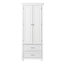 Armoire de rangement haute avec deux tiroirs, armoire d'entrée-155252935