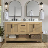 Kyonia 60'' Double Bathroom Vanity Set with Sink