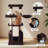 Cat Tree, 50.31-Inch Cat Tower for Indoor Cats, Cat House with Padded Platform Bed, Toy Mouse Ball, Large Cozy Condo, Hammocks and Sisal Scratching Posts for Kittens Play, Brown
