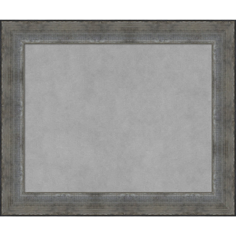 Tableau magnétique encadré étain forgé, H 20 po x l 24 po