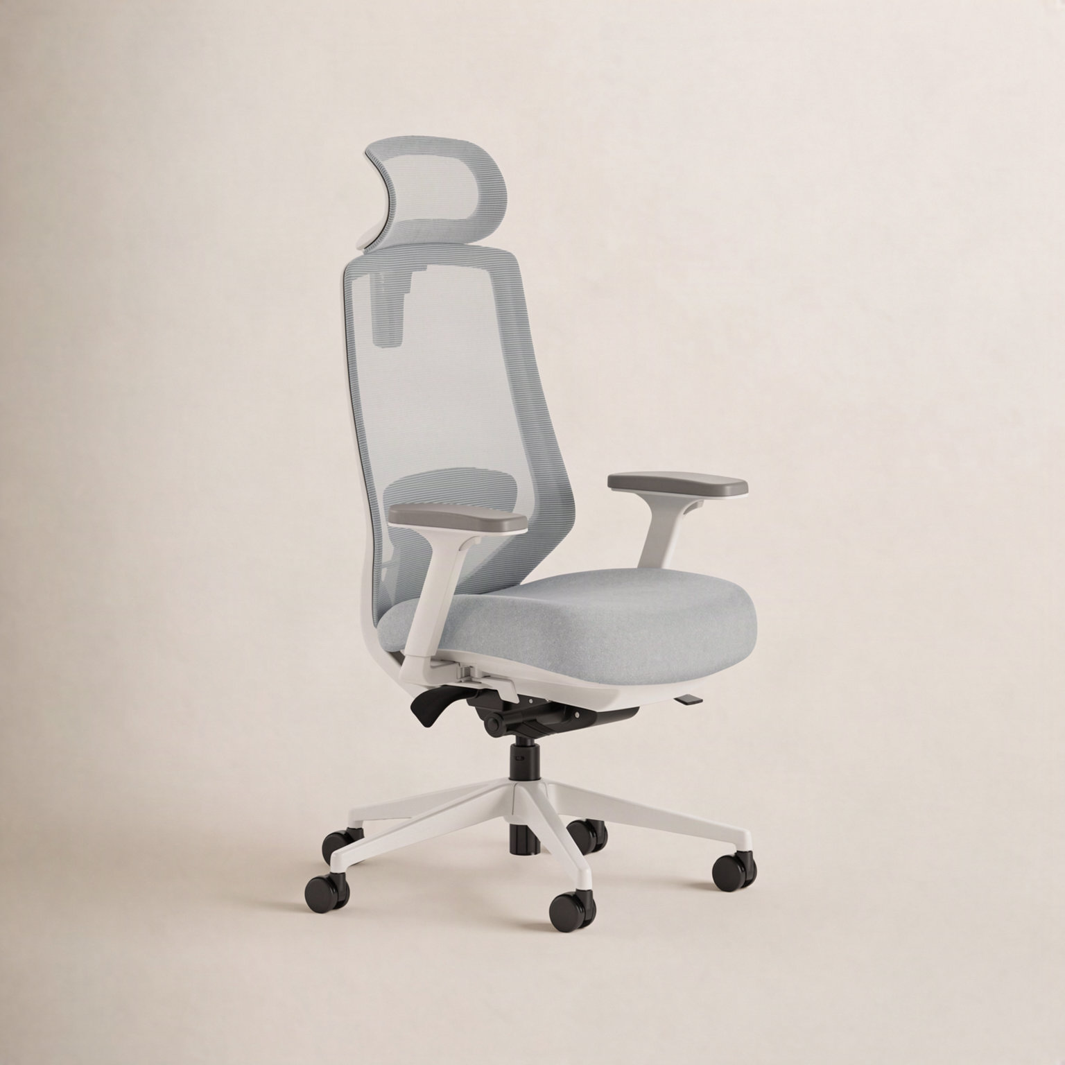 Ergonomic Chair Pro Headrest, White/Mineral