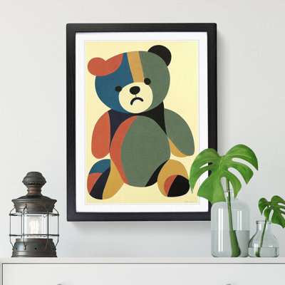 Teddy Bear Mid Century Vol.3 - Single Picture Frame Print