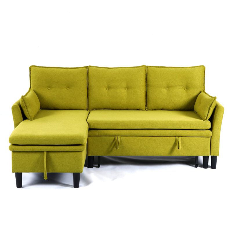 Canapé modulaire réversible en forme de L avec tissu en coton et rangement, idéal pour les décorations d'appartements de bureau 3, soirées cinéma confortables